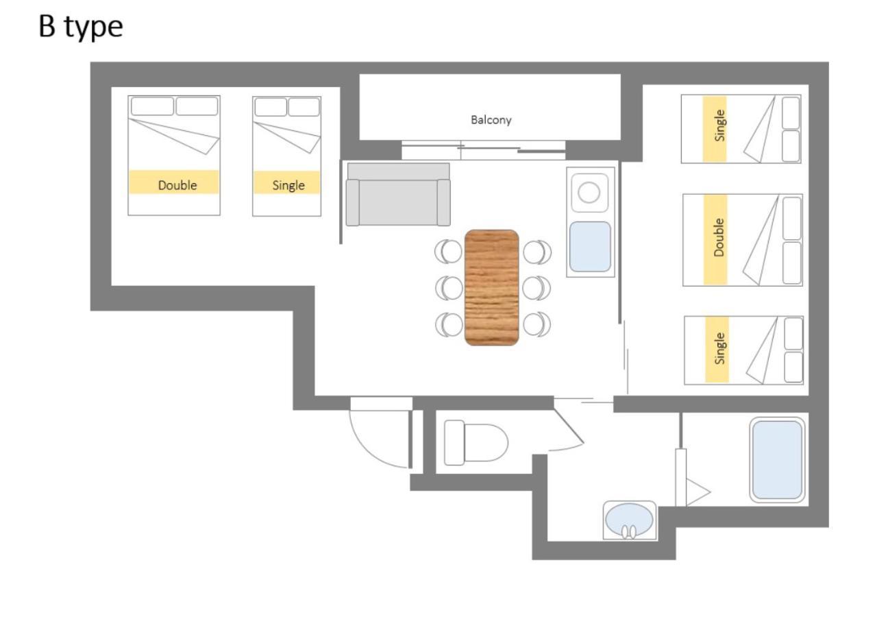 Grand Base Hakata Haruyoshi Aparthotel 3*